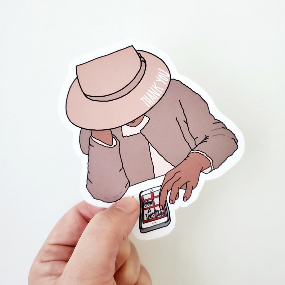 LB030.1 Poshmark Thank You Sticker [Price Firm]